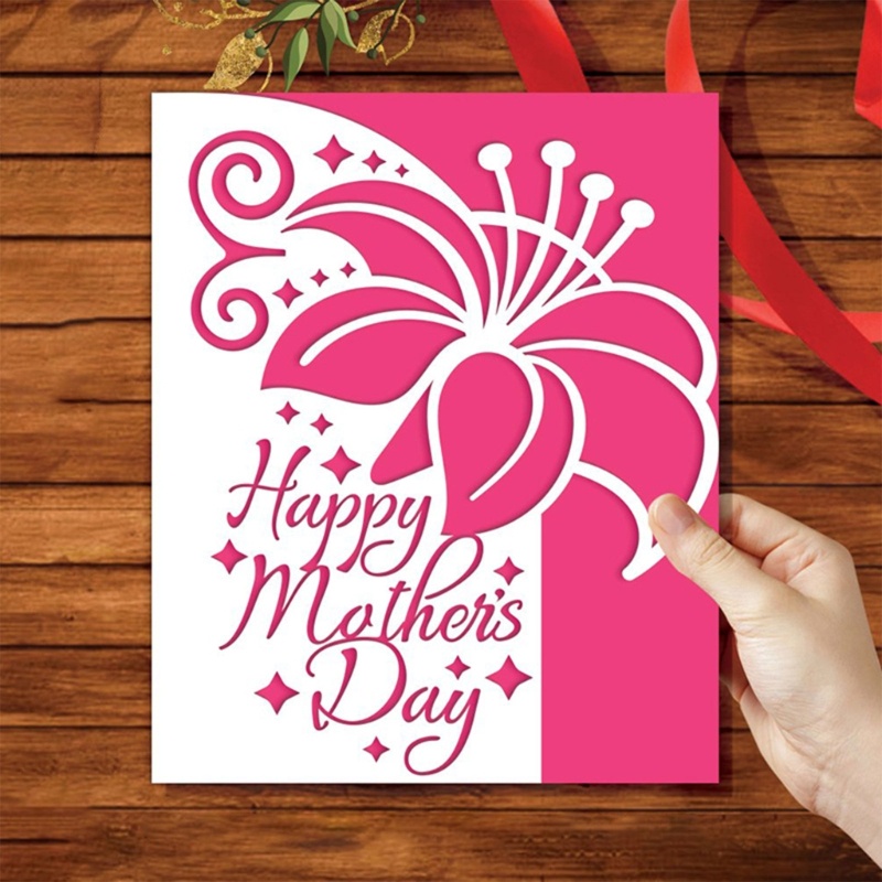 Khuôn Cắt Giấy Kim Loại Hình Ngày Của Mẹ