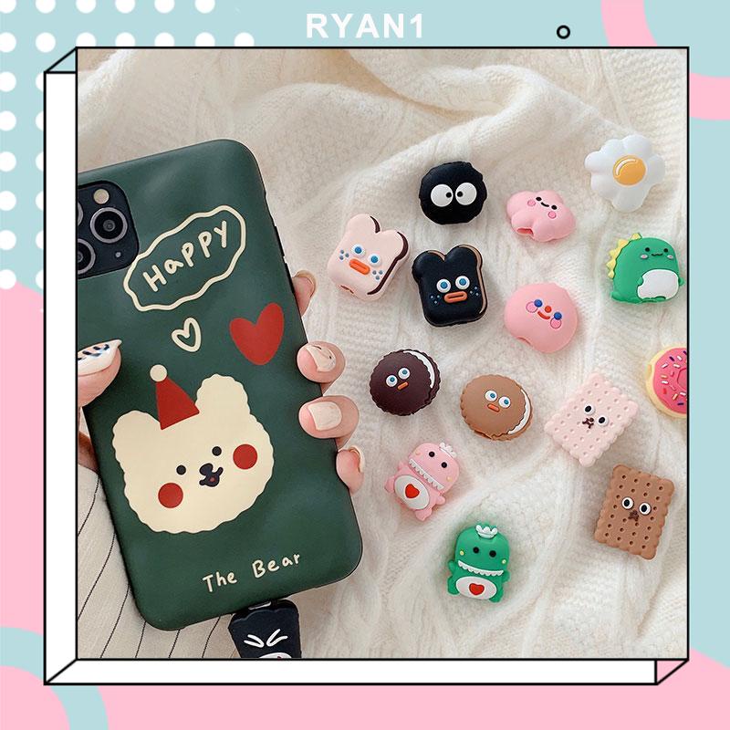 Vỏ bảo vệ cáp dữ liệu Bánh mì dễ thương Đám mây Quái vật nhỏ Phim hoạt hình-RN