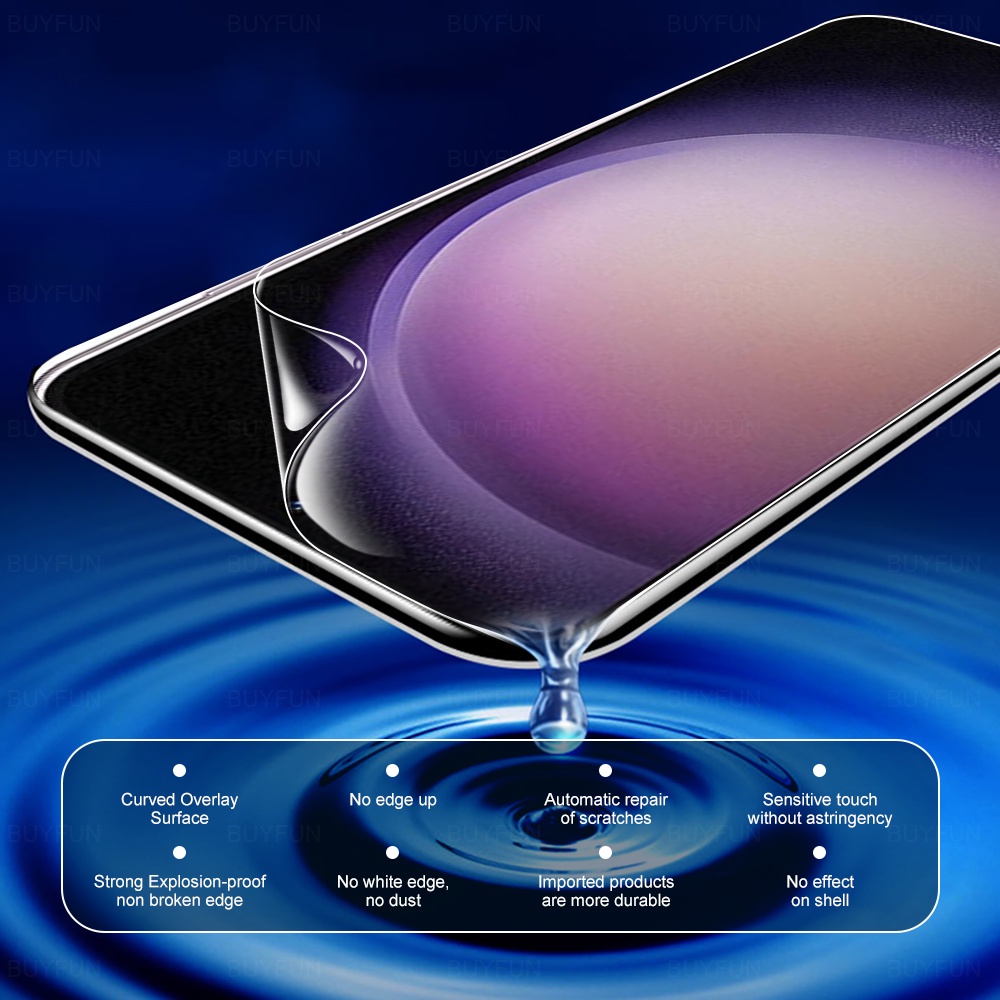 3Pcs Hydrogel Film Soft protective film Screen Protector For Samsung Galaxy S23 Ultra S22 s21 S20 FE S20+ S10 S9 S8 plus