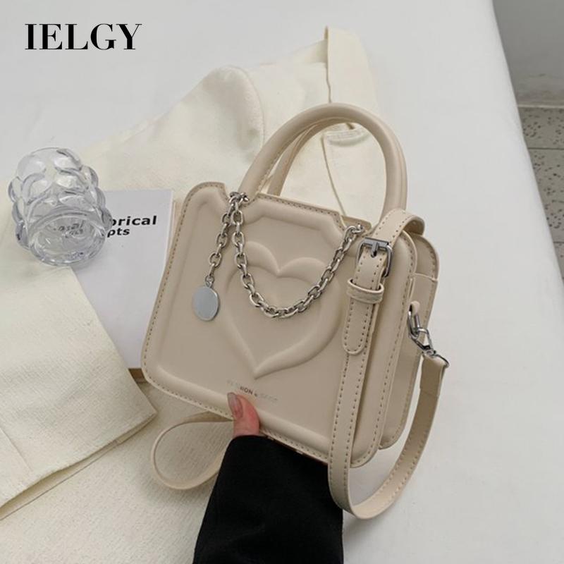Ielgy Túi messenger Đeo Vai niche Màu Kẹo Chất Lượng Cao Thiết Kế Cảm Giác Cho Nữ