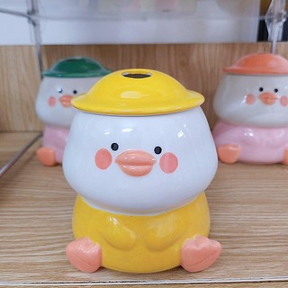 Ly nắp vịt ngồi 3d
