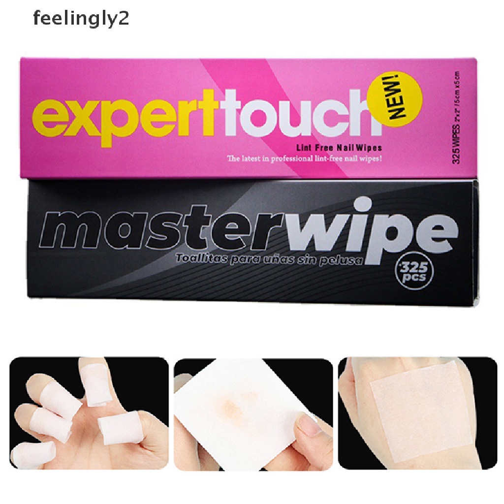 Hộp 325 Miếng Bông Tẩy Sơn Móng Tay Tiện Lợi