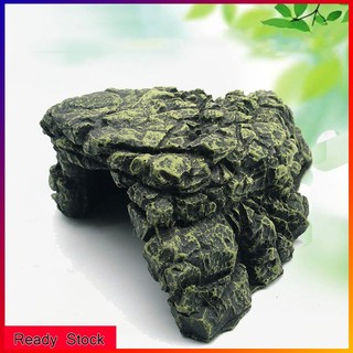 Bệ đứng bằng nhựa resin trang trí bể nuôi rùa