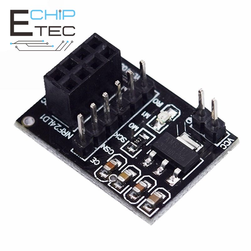 1 Cái / 6 Chiếc Mới Mô-đun Thu Phát Không Dây 8Pin NRF24L01 Ổ Cắm adapter board 51