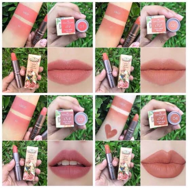 Son Siêu lì Thái lan Gina Glam G37 lâu trôi mềm môi cả ngày dài