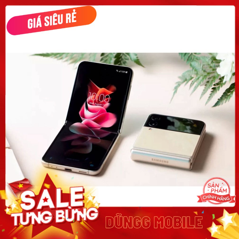 Điện thoại Samsung Galaxy Z Flip3 5G 128GB đập hộp mới 100% bh 12 tháng trên toàn quốc