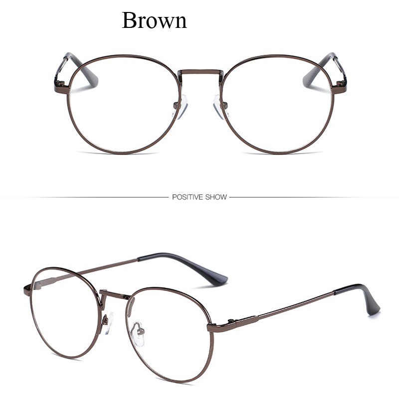 Kính Gọng Tròn Kim Loại Thời Trang