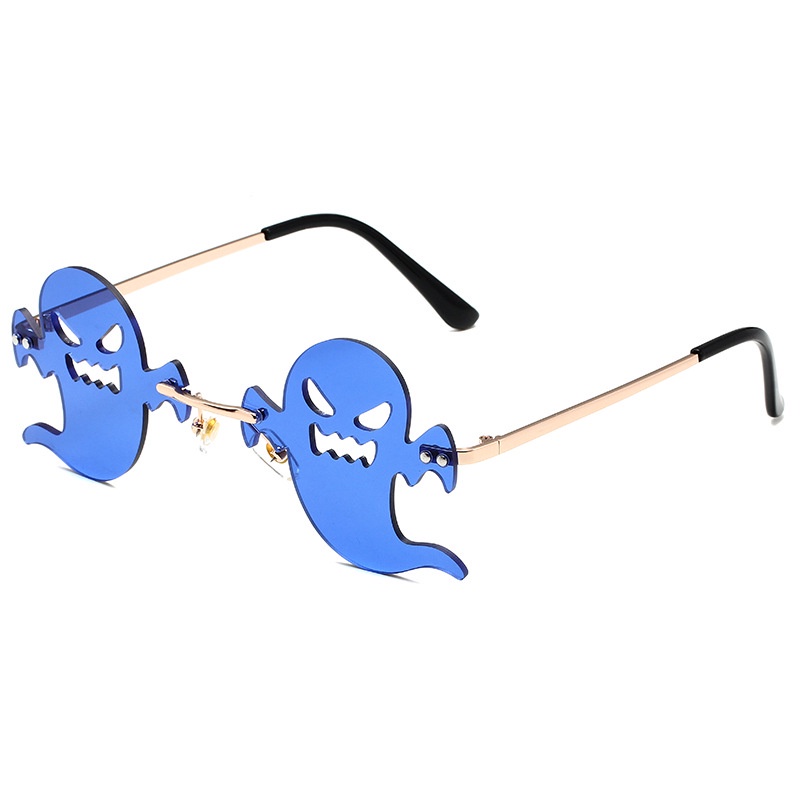 Kính Mát Gọng Kim Loại Phong Cách Halloween Cho Nam Và Nữ