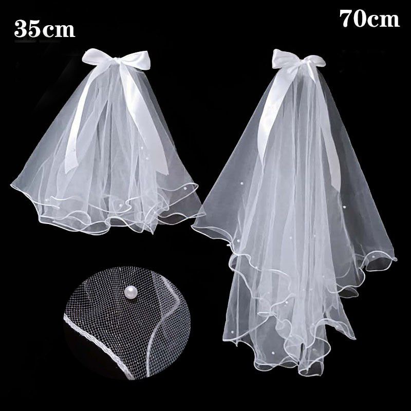 Mạng Che Mặt Cô Dâu Hình Cánh Bướm Màu Trắng Dùng Làm Đạo Cụ Chụp Ảnh Cưới
