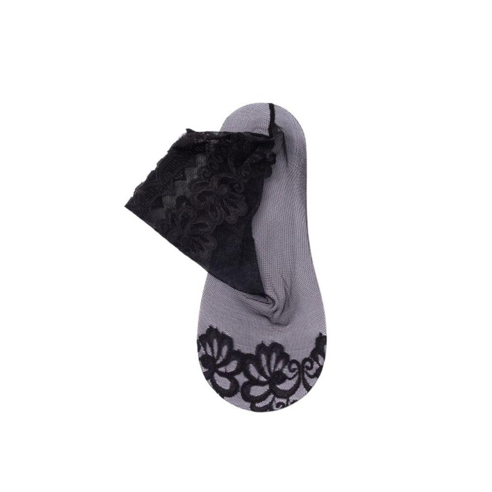 AROMA Đôi Vớ Lưới Xuyên Thấu Thoáng Khí Họa Tiết Hoa Thời Trang Cho Nữ