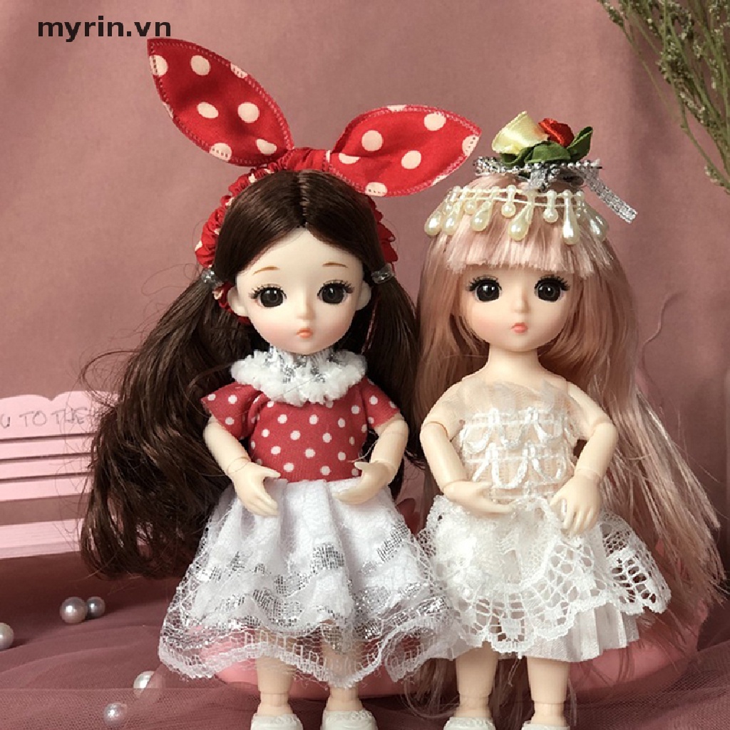 Búp Bê Công Chúa 17cm Kèm 13 Khớp Nối ob11 Dễ Thương Cho Bé Gái