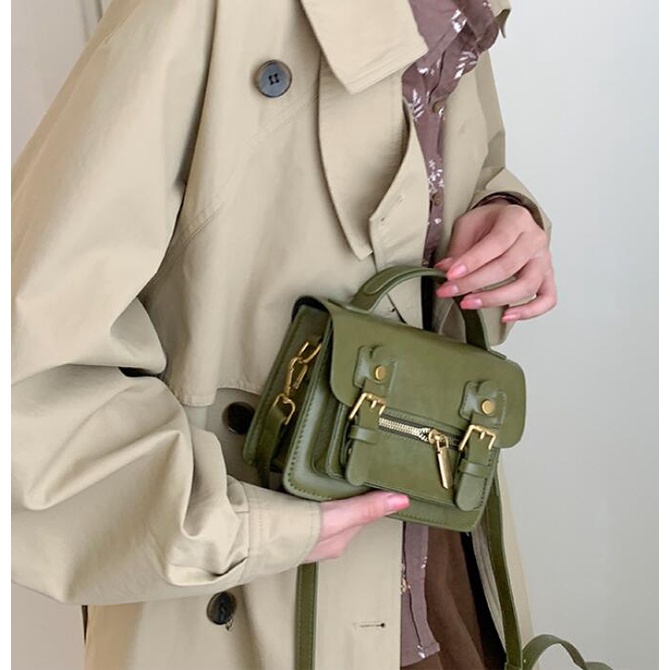 Túi Đeo Chéo Phong Cách Retro Anh Quốc 2023