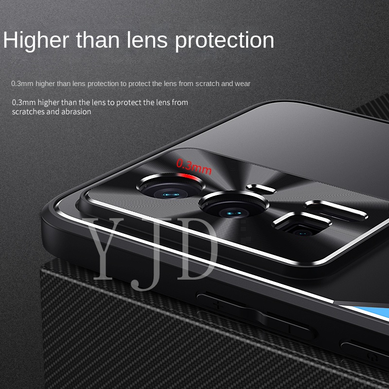 Ốp Điện Thoại Hợp Kim Nhôm Chống Sốc Toàn Diện Cho Redmi K60 Pro K60E
