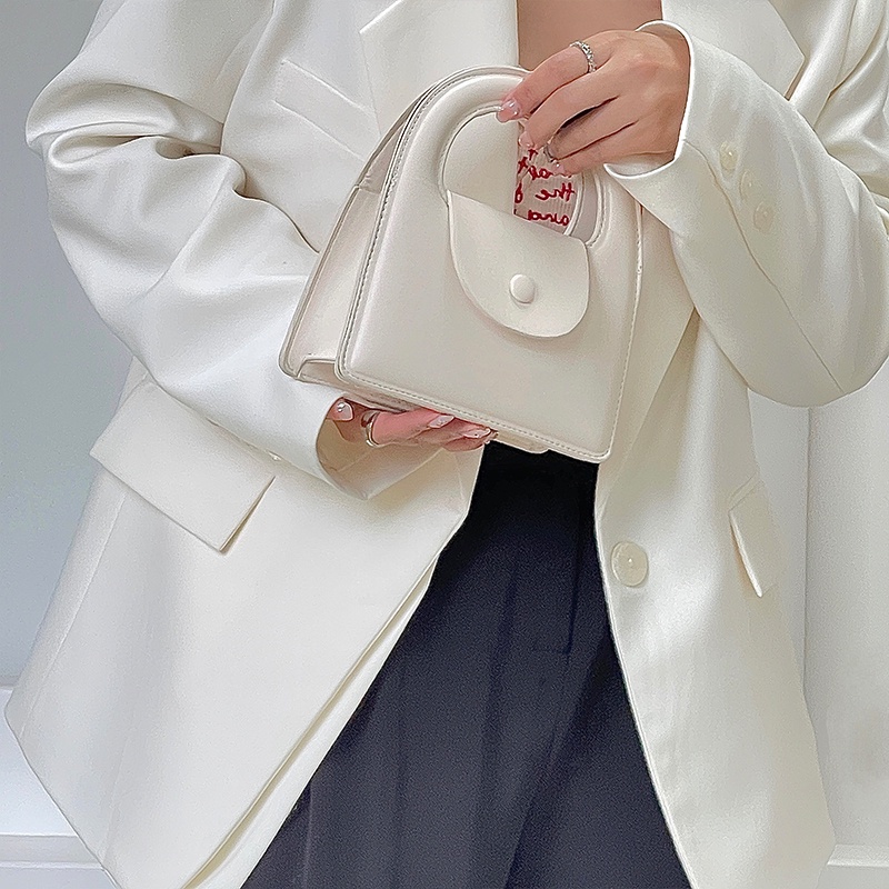 Túi Đeo Chéo Màu Kẹo Trơn Dễ Thương Thời Trang Mùa Hè Cho Bạn Gái