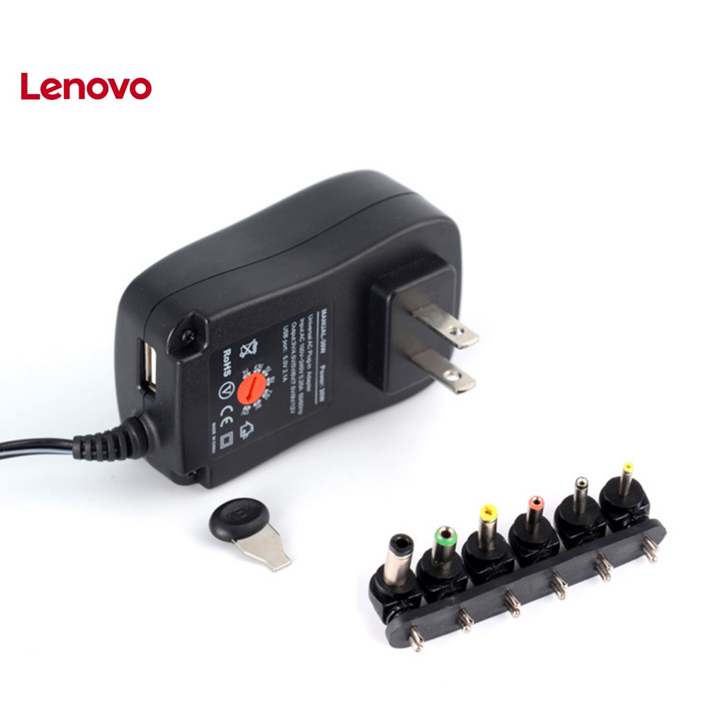 1 Bộ Điều Hợp Nguồn Điện Đa Năng 3-12V 30W AC DC Có Đèn Báo Giao Diện USB