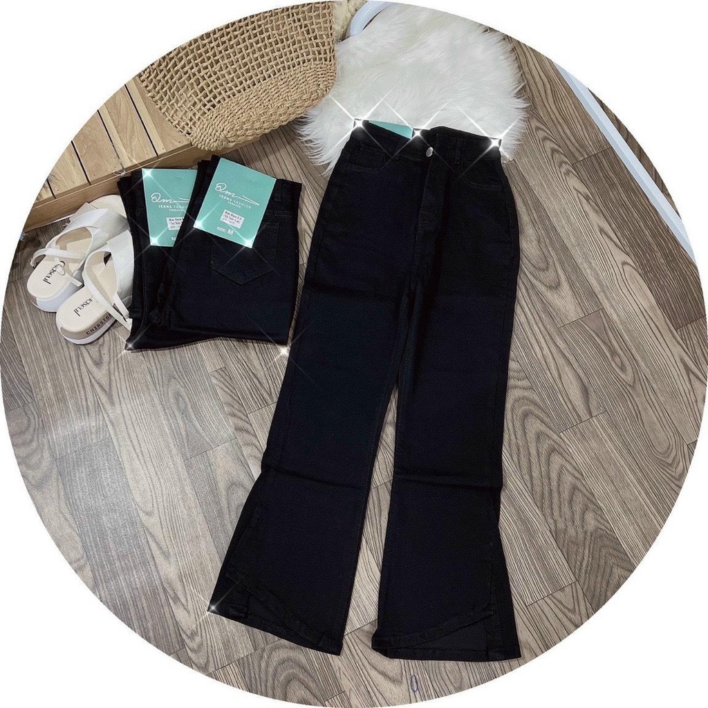 Quần loe 9 tất sẻ lai Q191