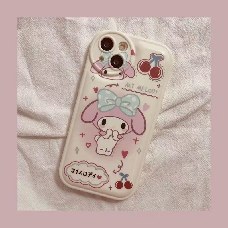 ✅Ốp Điện Thoại Mềm Chống Sốc In Hình Kuromi Dễ Thương Cho iPhone 14 / 13 Xr xsmax 7p / se