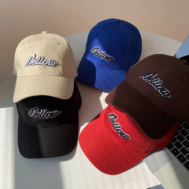 Mũ Lưỡi Trai Thêu Chữ Phong Cách Hàn Quốc Cá Tính Cho Nữ