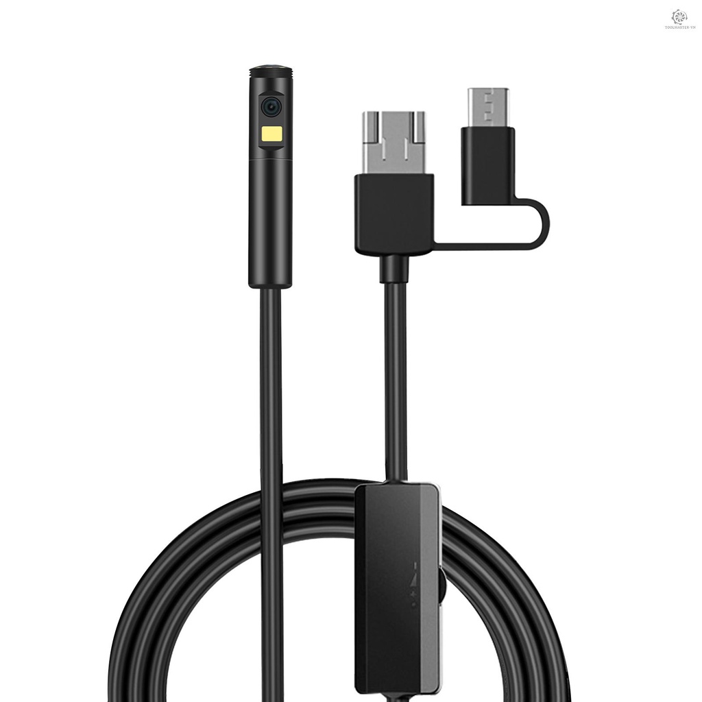 Camera Nội Soi Công Nghiệp 3 Trong 1 Giao Diện Type-C / Android / USB Tích Hợp 9 D