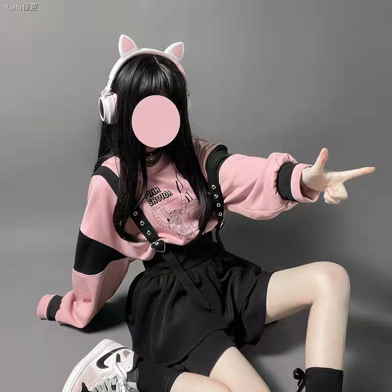 Đầm Hai Dây Ôm Dáng Mẫu Mới 2023 Phong Cách Anime Nhật Bản Thiết Kế Đặc Biệt Trái Tim Màu Hồng Trắng Hoa Bud Cho Nữ