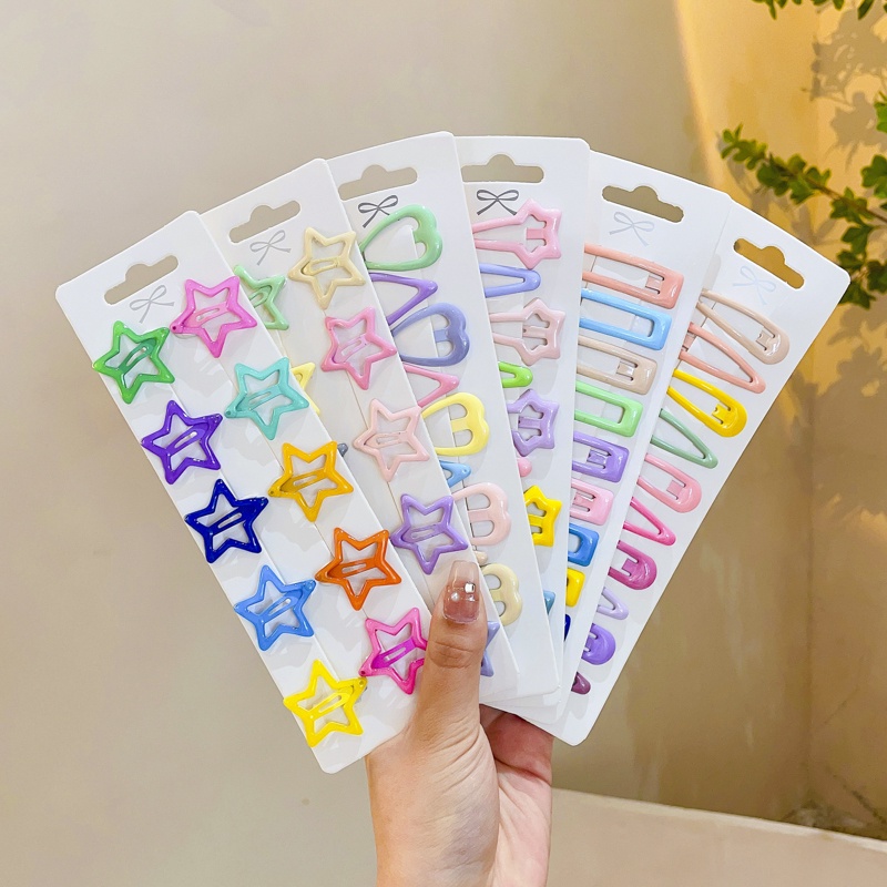 Bộ kẹp tóc kiểu Hàn Quốc xinh xắn cho bé gái