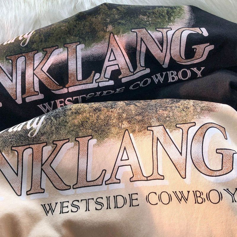 Áo Thun Tay Ngắn Dáng Rộng Chất Liệu 100% Cotton Phong Cách Retro Cho Cặp Đôi