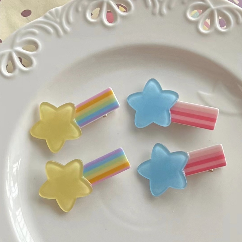 Kẹp Tóc Hình Ngôi Sao Mỏ Vịt Dễ Thương Thời Trang Xuân Hè Cho Bạn Gái