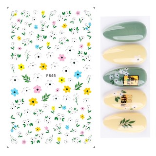 Sticker Dán Móng Hoạ Tiết Hoa Lá