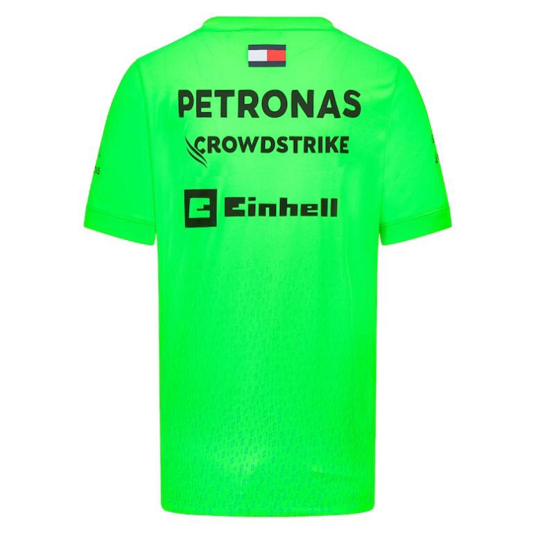 Bộ Quần Áo Đua Xe F1 + Áo Thun Tay Ngắn Unisex In Logo Mercedes AMG Petronas Team F1 2023