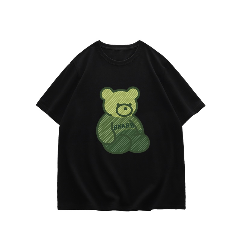 NRVP Áo Thun 100% Cotton Tay Ngắn In Họa Tiết Độc Đáo Phong Cách Hàn Quốc Cho Nữ