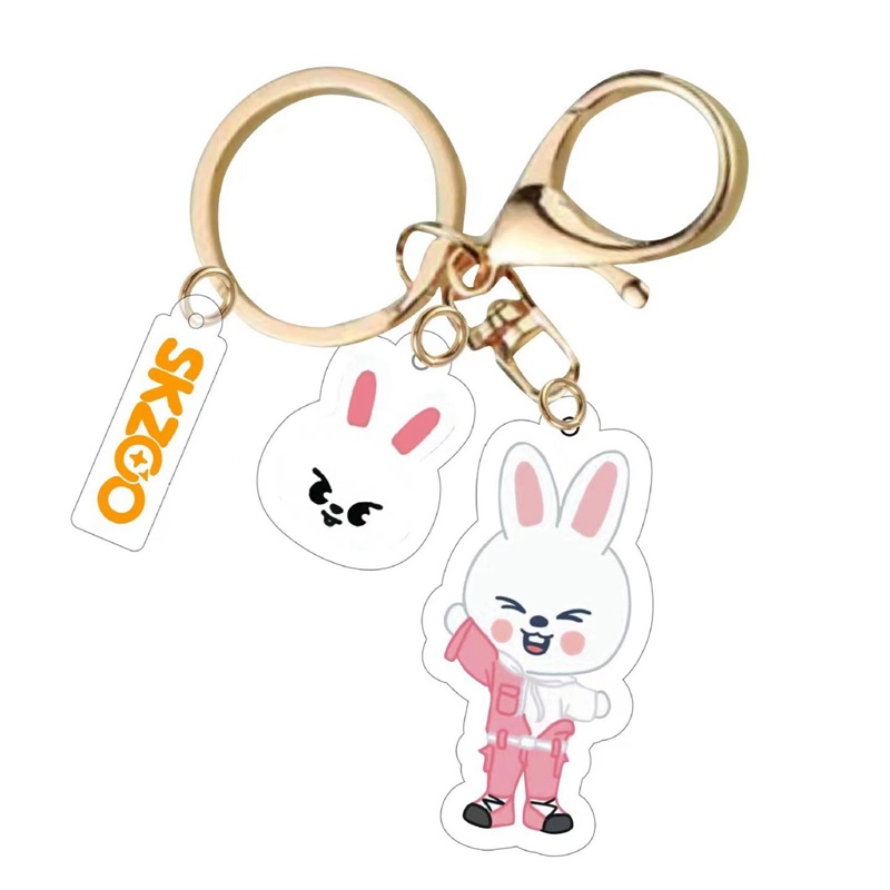 1 Móc Khóa Acrylic Chất Lượng Cao In Hình Nhóm Nhạc Stray Kids