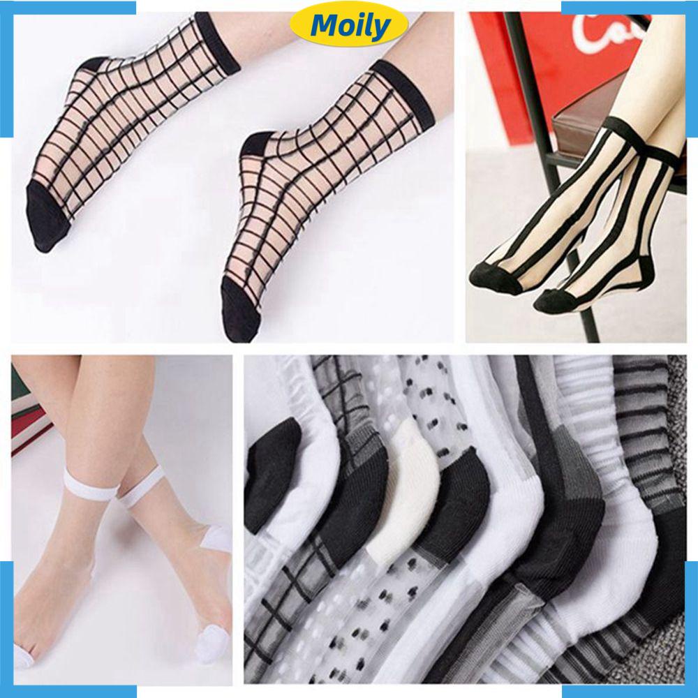 Vớ ren hoa thoáng khí thiết kế độc đáo thời trang mùa hè xinh xắn