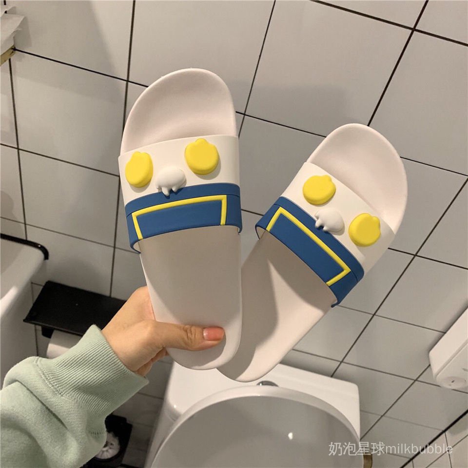 Dép Đi Trong Nhà Chống Trượt Hình Mông Vịt Dễ Thương Cho Bạn Gái ⭐️Giày Sandal Họa Tiết Hoạt Hình Cho Cặp Đôi