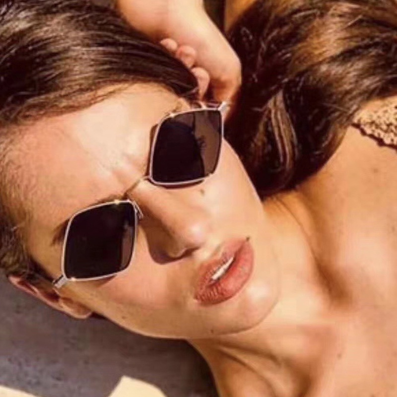 Kính Mát Thời Trang Nam Nữ Gọng Kim Loại Mới 2023 Màu Sắc