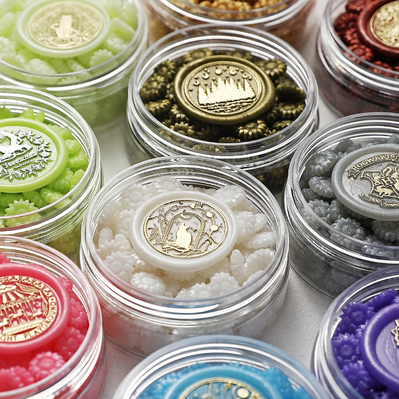 Sáp Đóng Dấu Niêm Phong Bao Bì Thư 95 Màu Sắc Hoa Hướng Dương / Hoa Hướng Dương