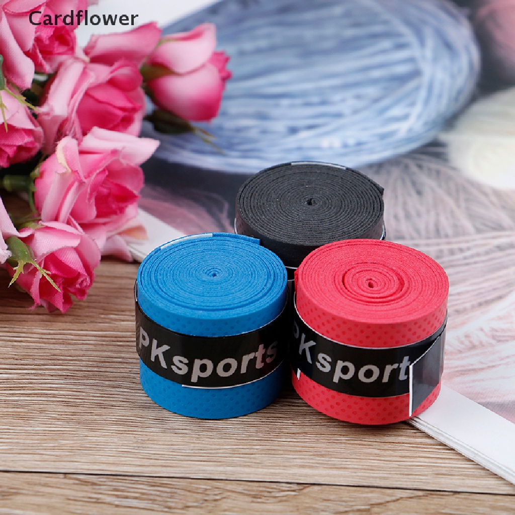 &lt; Cardflower &gt; Bộ 10 Băng Quấn Tay Cầm Vợt Tennis / Cần Câu Cá Thấm Hút Mồ Hôi