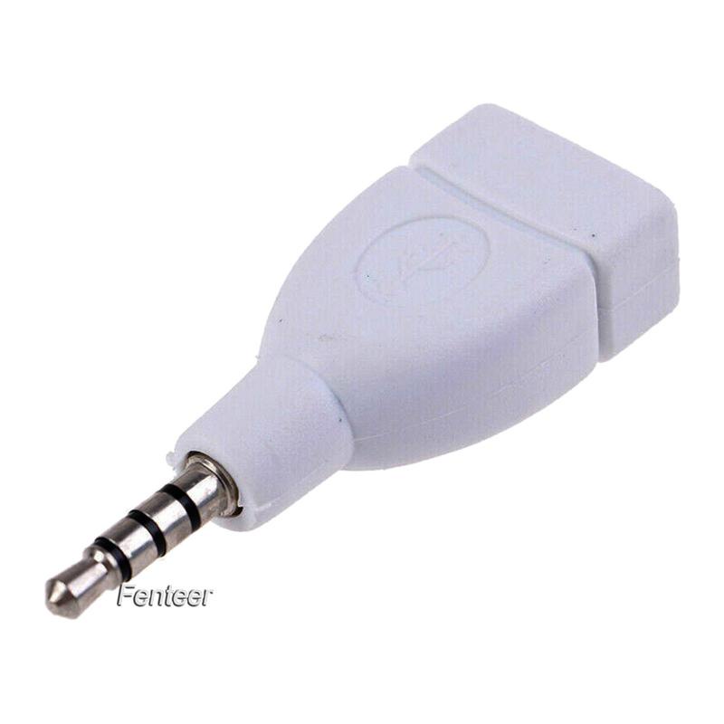 Giắc Cắm Âm Thanh AUX 3.5mm Sang Cổng USB 2.0 Cho Xe Hơi