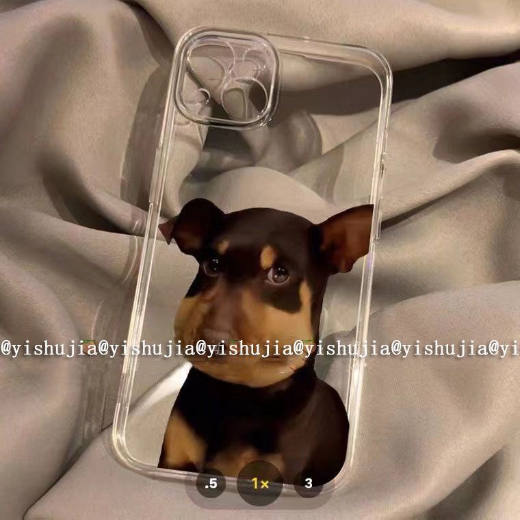 ✅Ốp Điện Thoại Silicon Mềm Màu Trong Suốt Hình Chú Cún NGX7 Cho iPhone 14 / 13promax 12 11 xs / xr 8Pin