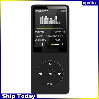 Máy Nghe Nhạc Mp3 Kết Nối Bluetooth Không Thấm Nước Siêu Mỏng Kiêm Đài Fm / Máy Ghi Âm Mp3 Cho Học Sinh