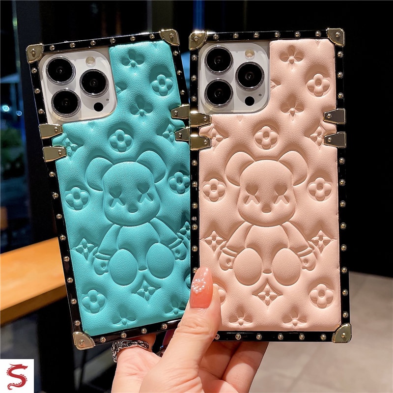 Ốp Điện Thoại Silicon Dẻo In Hình Gấu Hoạt Hình Cho iphone 15 pro max iphone 14 pro max 13 12 11 pro 15 pro max