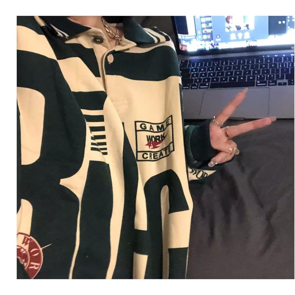 Áo Nỉ Cổ Tròn Dáng Rộng In Họa Tiết Thời Trang Hàn Quốc Mới Cho Nam Nữ