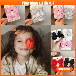 Kẹp tóc nơ lập thể đơn giản của em bé kẹp tóc nơ dễ thương