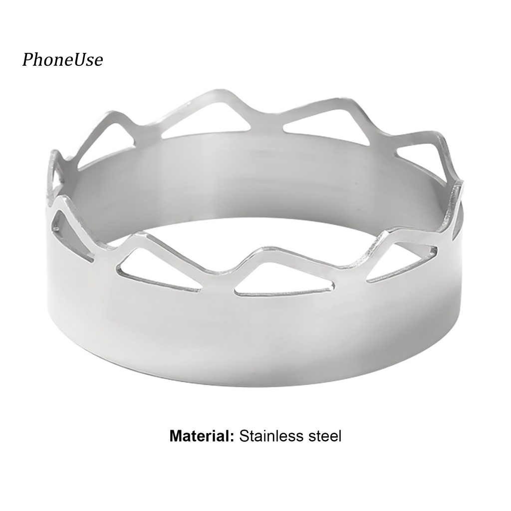 Pu Vòng Chắn Gió Bằng Thép Không Gỉ Khối Lượng Nhẹ Tiết Kiệm Năng Lượng Cho Bếp Gas