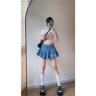 Áo crop thun TRẮNG Kylie