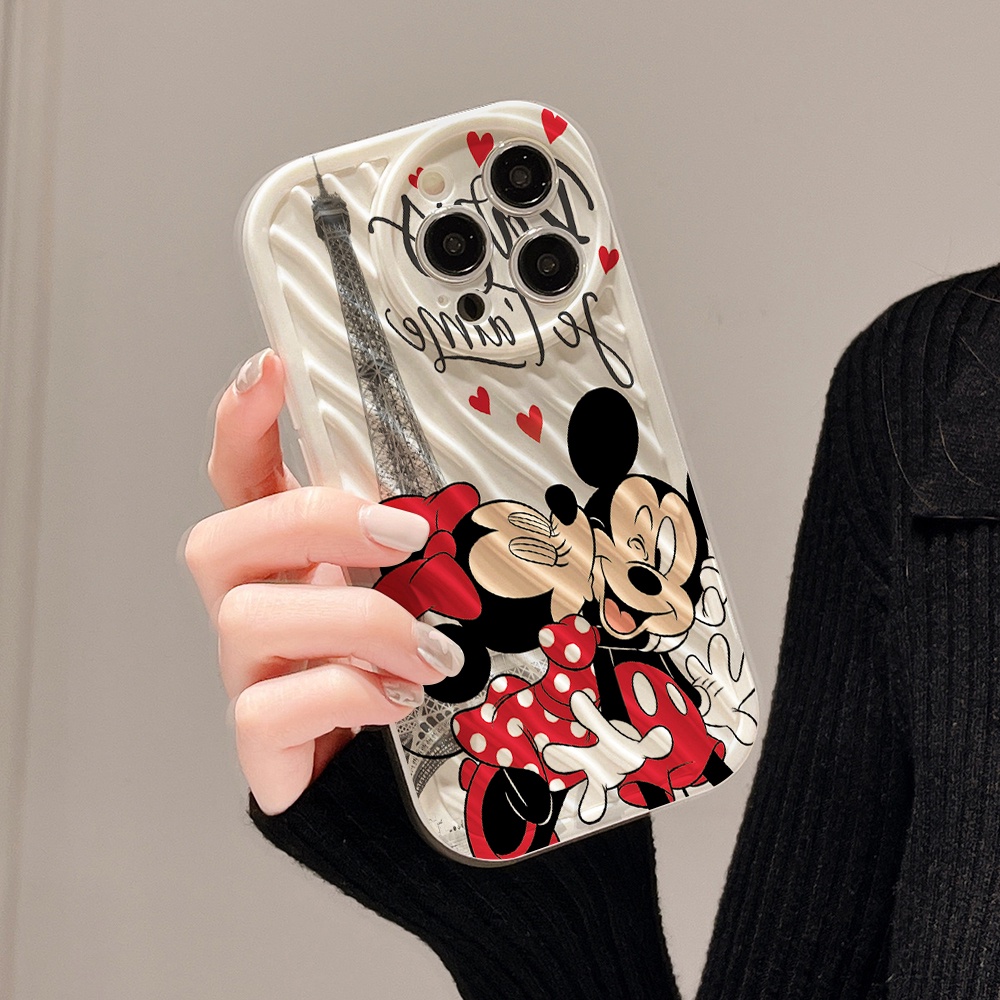 DISNEY Ốp Điện Thoại TPU Mềm Chống Sốc Hình mickey Minnie Cho IPhone 13 14 12 PRO mini 11 PRO Max Xs Max XR 7 8 Plus