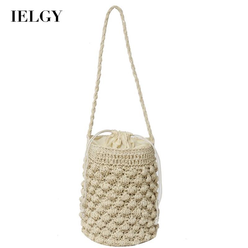 Ielgy niche Túi Rơm Thiết Kế Dễ Thương Phong Cách Nhật Bản Và Hàn Quốc Cho Nữ