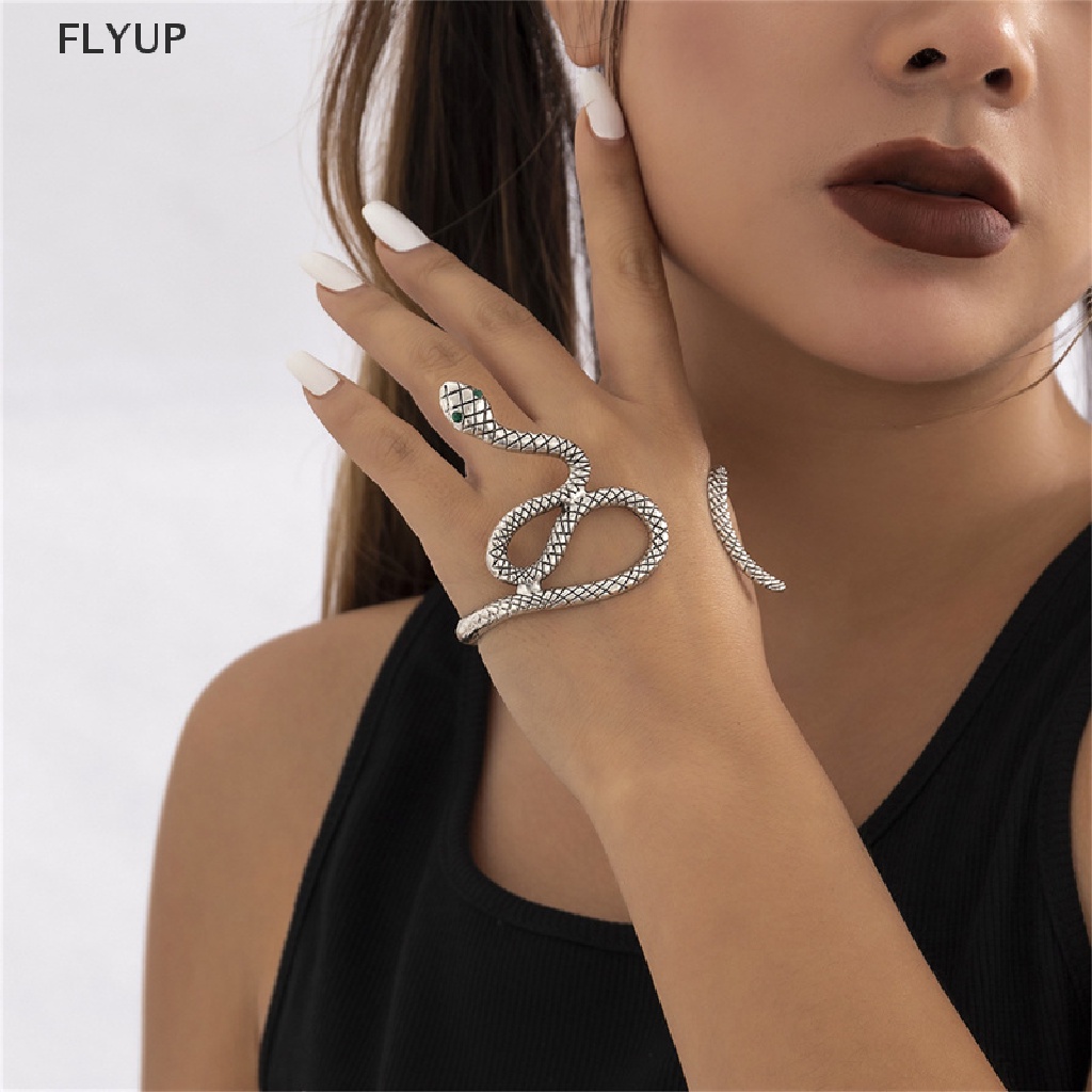 Vòng Tay Dạng Hở Hình Rắn Phong Cách Bohemian Đơn Giản Thời Trang Cho Nam Và Nữ