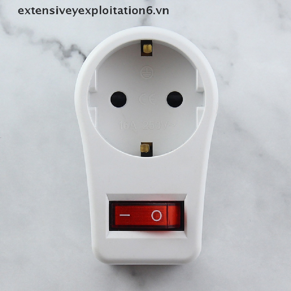 1 Phích Cắm Mở Rộng Chuyển Đổi EU 16A 250V Chất Lượng Cao