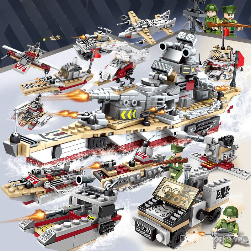 Bộ Đồ Chơi Lắp Ráp Lego Mô Hình Tàu Chiến Cỡ Lớn Phù Hợp Làm Quà Sinh Nhật Cho Bé Trai