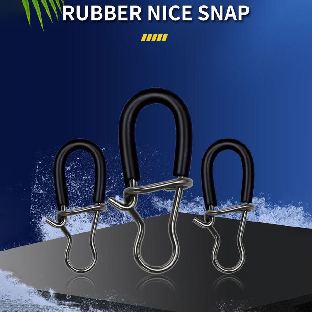 MUVAKO 50 Khoen Móc Câu Cá Bằng Thép Không Gỉ